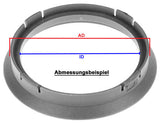 4x Zentrierring 63,3 - 56,6