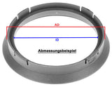 4x Zentrierring 70 - 63,3