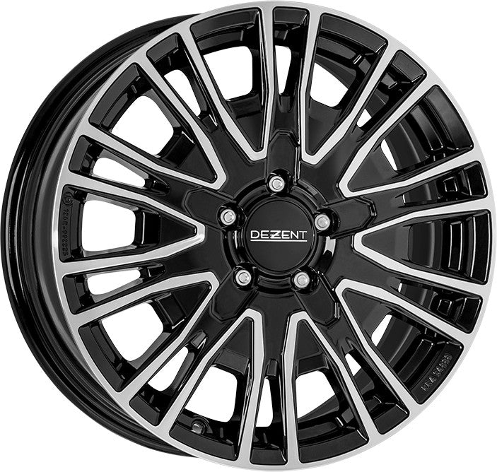 DEZENT KE Black/Polished 7x17 ET55 5x120 mm