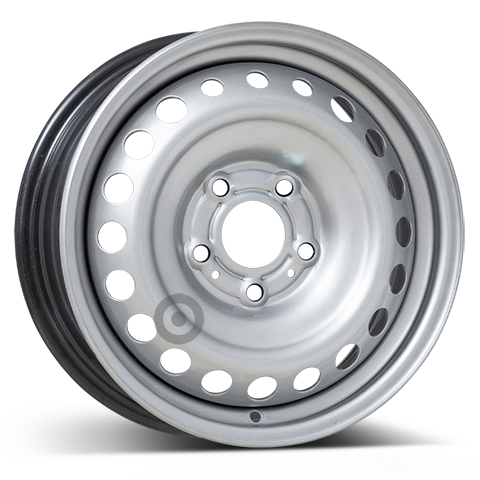 ALCAR STAHLRAD 6017 16 Zoll Felge 6.5x16 ET50 6x120 | silver einfarbig | FORD - TOURNEO CUSTOM ab ab 2023.11 | Wintergeeignet