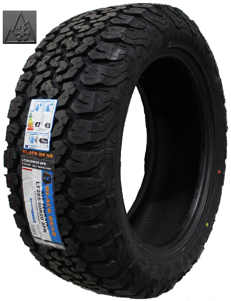 4x tires Black Bear AT2 265/70/17 121/118S