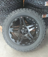 4x rims Dirt D66 9x20 ET25 6x135 + 4x tires BF Goodrich KO2 275/55/20