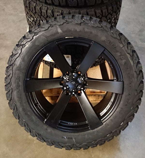 4x Felgen Dirt D91 9,5x20 ET18 6x139,7 + 4x Reifen BF Goodrich KO2 275/55/20