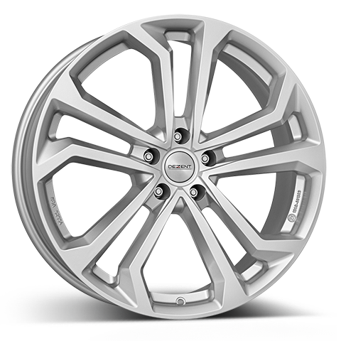 DEZENT TA silver 17 Zoll Felge 7.5x17 ET38 5x114.3 | silver einfarbig | Wintergeeignet