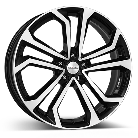 DEZENT TA dark 17 Zoll Felge 7x17 ET40 5x110 | black poliert | | Wintergeeignet