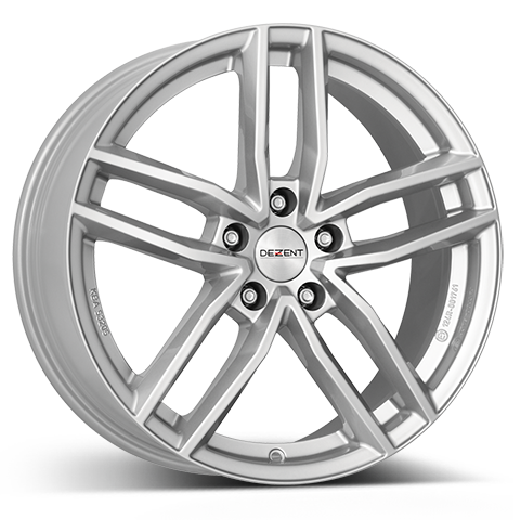 DEZENT TR silver 18 Zoll Felge 8.0x18 ET35 5x112 | silver einfarbig  | Wintergeeignet