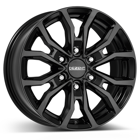 DEZENT KC black 17 Zoll Felge 7.5x17 ET55 6x139.7 | black einfarbig | FORD - RANGER ab ab 2022.12 | Wintergeeignet