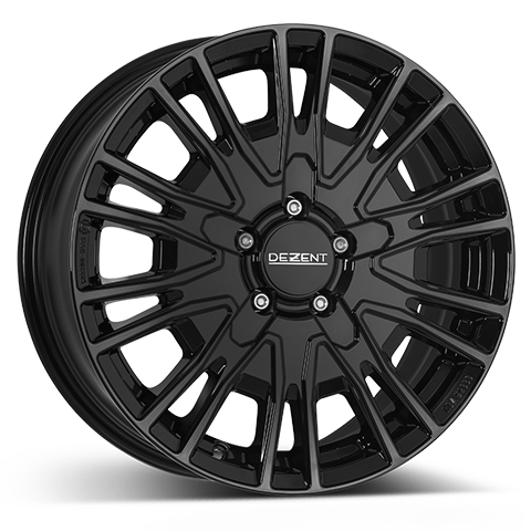 DEZENT KE black 16 Zoll Felge 6.5x16 ET55 5x130 | black einfarbig | Ducato / Jumper | Wintergeeignet