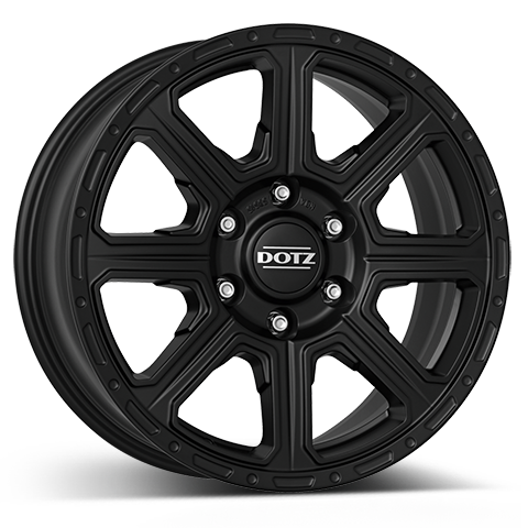 DOTZ 4x4 Kalahari black 18 Zoll Felge 8.0x18 ET30 6x114.3 | black einfarbig | MERCEDES BENZ - X-KLASSE  | Wintergeeignet