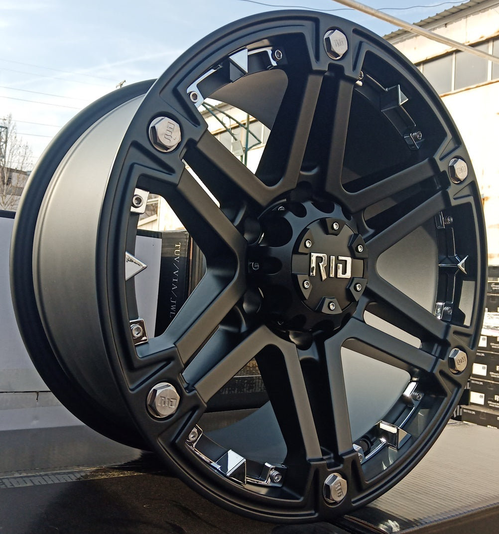 4x RID R01 9x17 Felgen in Matte Black | Premium Alufelgen für verschiedene Fahrzeuge