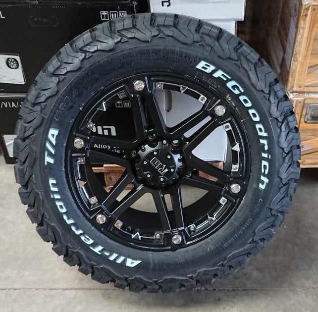 4x Felgen RID R01 9x18 ET10 6x139,7 + 4x Reifen BF KO2