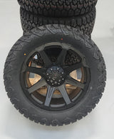 4x rims RID R05 9x20 ET18 5x139.7 + 4x tires Black Bear AT2 33x12.5x20