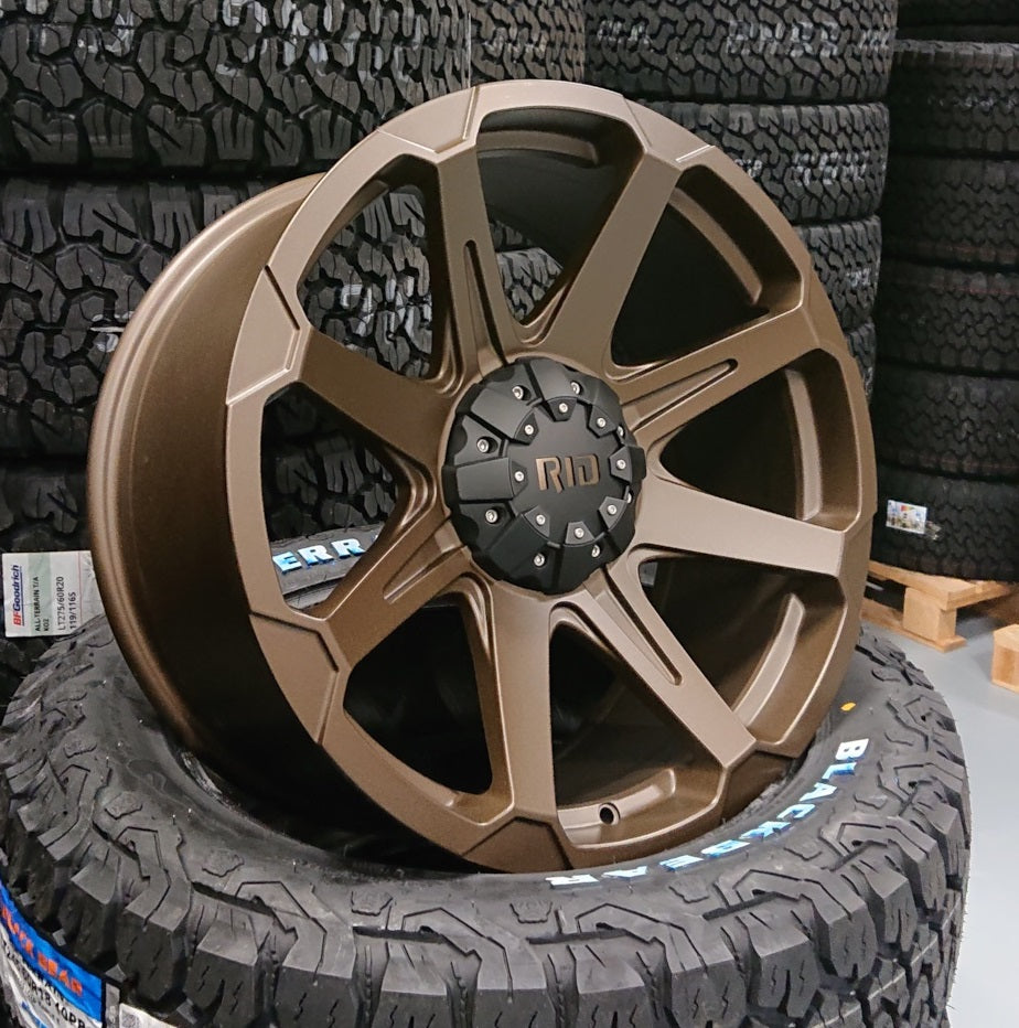 4x Felgen RID R05 | Matte Dark Bronze | 9×20 ET18 | 5×139,7 Lochkreis