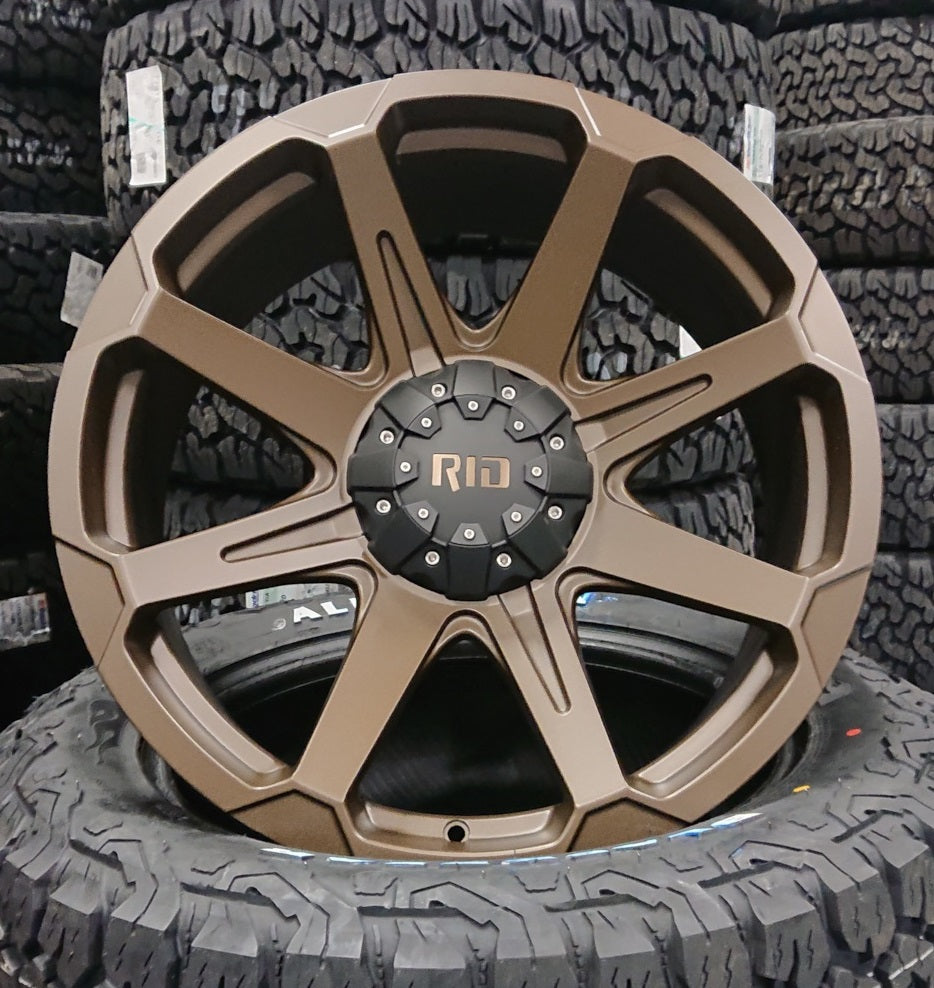 4x Felgen RID R05 | Matte Dark Bronze | 9×20 ET18 | 5×139,7 Lochkreis