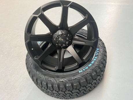 4x Felgen RID R05 9×18 ET10 6×139,7 + 4x Reifen Black Bear AT2 265/60/18