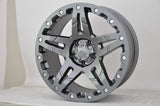 4x Felgen Dirt D66 9x20 ET25 6x139,7 + 4x Reifen Black Bear AT2 35x12,5x20